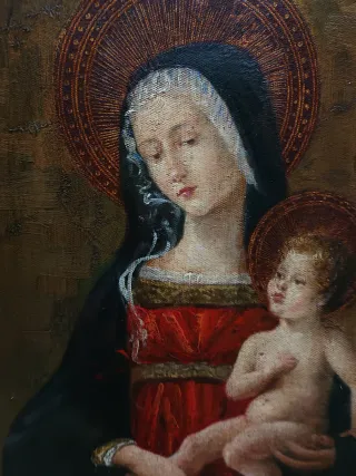 Dipinto Madonna con Bambino prezz trattabile
