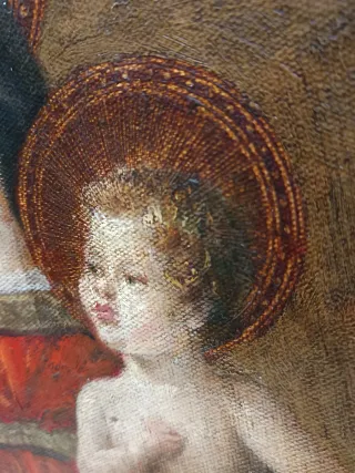 Dipinto Madonna con Bambino prezz trattabile