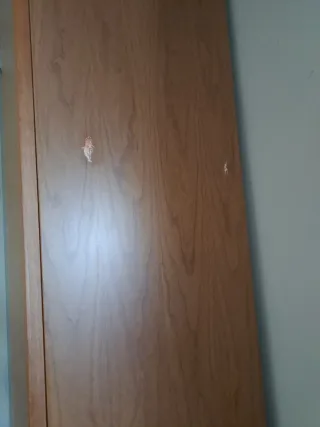 Vitrina de madera y cristal