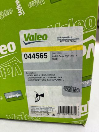 Faro Izquierdo Ford Fiesta Valeo 044565