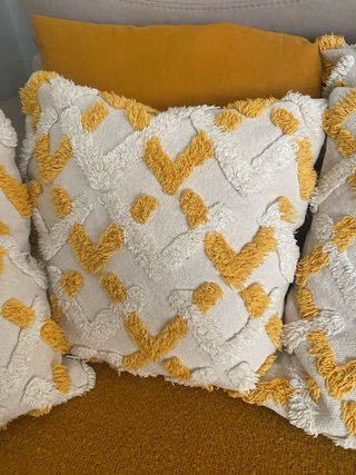 Funda de cojín decorativa En lino  40x40