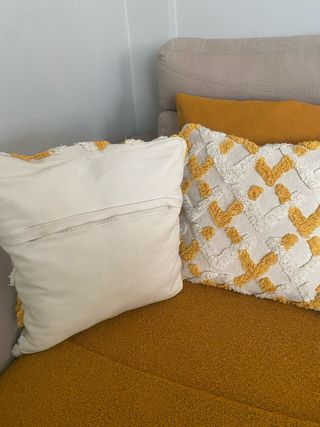 Funda de cojín decorativa En lino  40x40