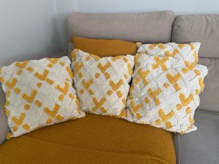 Funda de cojín decorativa En lino  40x40