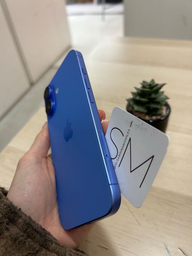 iPhone 16 256GB Azul como novo