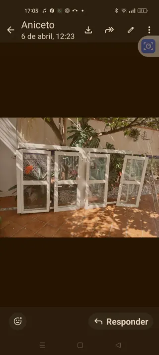Ventanas y puertas de aluminio ,con premarco .
