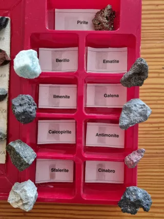 Set 25 minerali da collezione