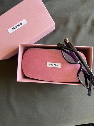 Occhiali da sole Miu Miu neri