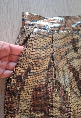 Falda Zara Lentejuelas