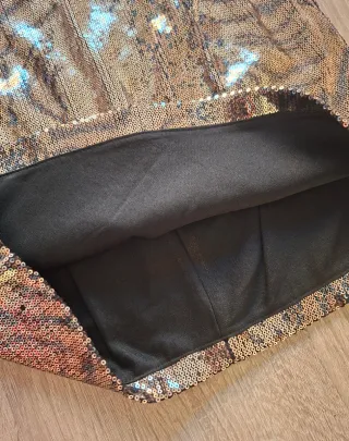 Falda Zara Lentejuelas