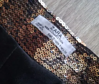 Falda Zara Lentejuelas