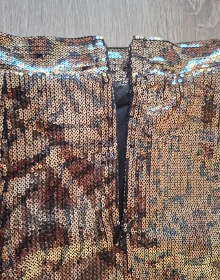 Falda Zara Lentejuelas