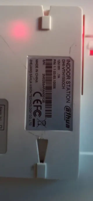 Kit Videoportero Dahua blanco