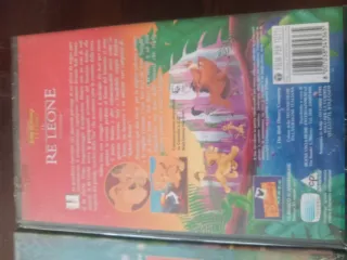 VHS Re Leone e Pocahontas Disney 1995