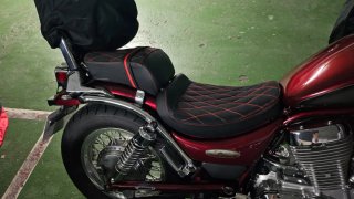 Tapicería de asiento de moto
