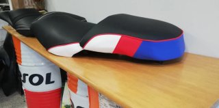 Tapicería de asiento de moto