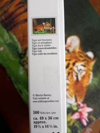 Puzzle Ravensburger Tigre 500 Piezas