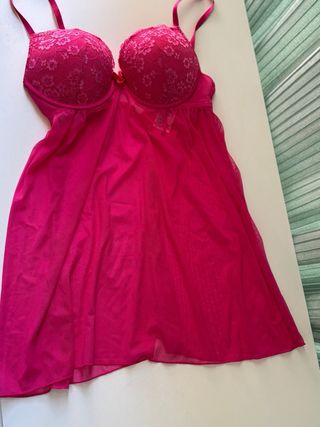 Camisón sexy con relleno - Talla 40