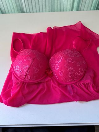 Camisón sexy con relleno - Talla 40