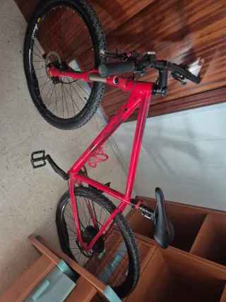 Bicicleta de Montaña Roja