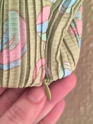 Top Zara verde estampado