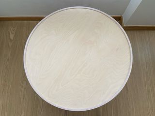 Mesa centro redonda madera