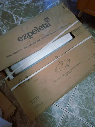 Base para Parasol Ezpeleta Hormigón y Polipropilen