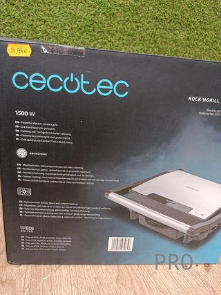 Cecotec Parrilla Eléctrica Rock'Ngrill 1500 Rapid, 1500 W