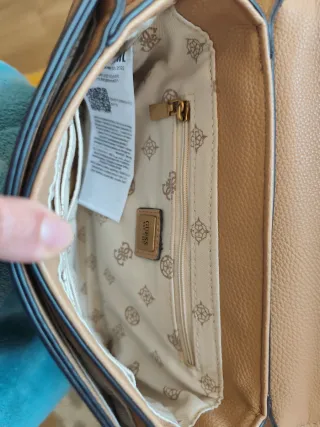 Bolso Guess Beige Dorado