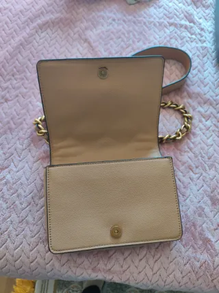 Bolso Guess Beige Dorado