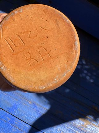 ESCULTURA IBICENCA. ARTE VINTAGE FIRMADO.