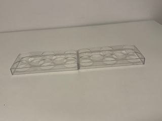 Huevera para nevera transparente