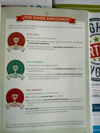 Curso Inglés Vaughan Certified English (25 Libros)