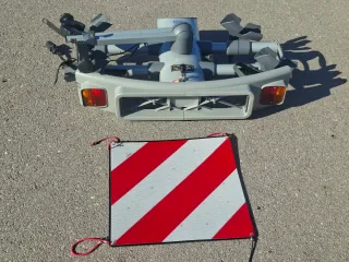 Portabicicletas bola coche para 2 bicicletas