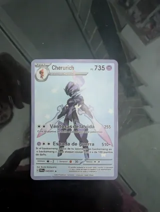 2 Cartas Pokémon: Espina de Hierro y Cherurich.