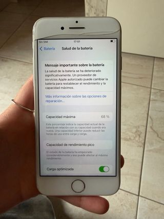 iPhone 7 32GB Blanco - 68% Batería