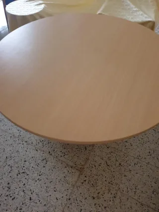 Mesa de comedor redonda madera