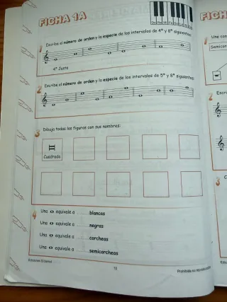 Teoría Lenguaje Musical y Ejercicios 2