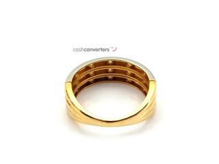 sortija oro 18k con piedra con circonita