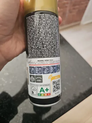 Spray Pintura Dorada Pinty Plus 200ml