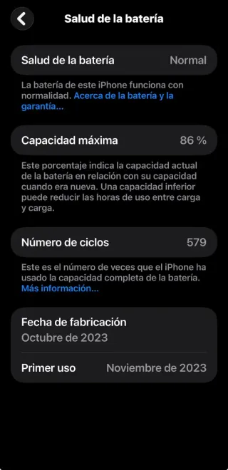iPhone 15 Pro Max 256GB Plata/blanco