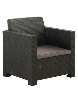 Confezione da 2 poltrone da giardino in rattan NUOVE da assemblare