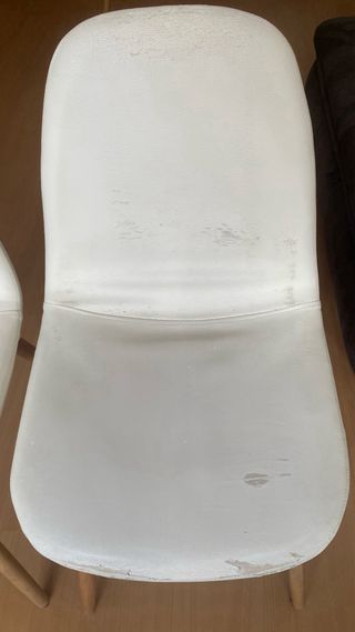 Conjunto 4 sillas comedor salón polipiel