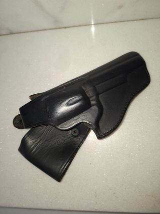 Funda de piel para revólver calibre 38
