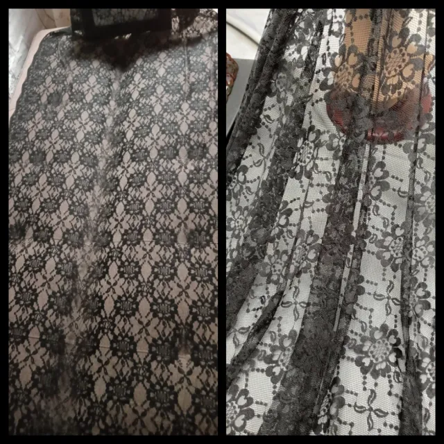 Mantilla española encaje negra DM