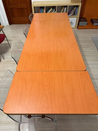 Tavolo da pranzo estensibile in colore teak