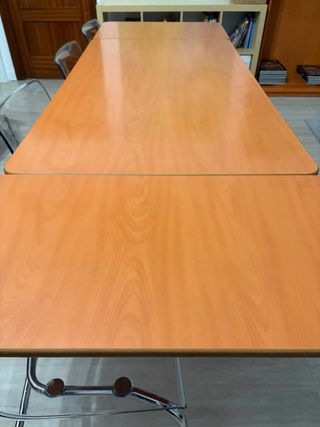 Tavolo da pranzo estensibile in colore teak