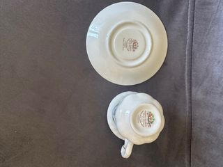 Tazza e piatto caffè con latte Royal Albert Ottobre
