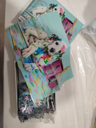 Puzzle Clementoni 500 piezas Dalmata Pintura