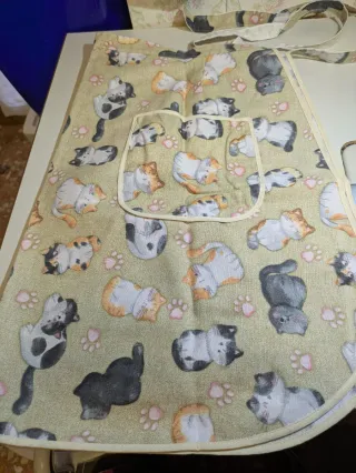 Grembiule da cucina con gatti