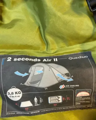 Tienda campaña Quechua 2 Seconds Air